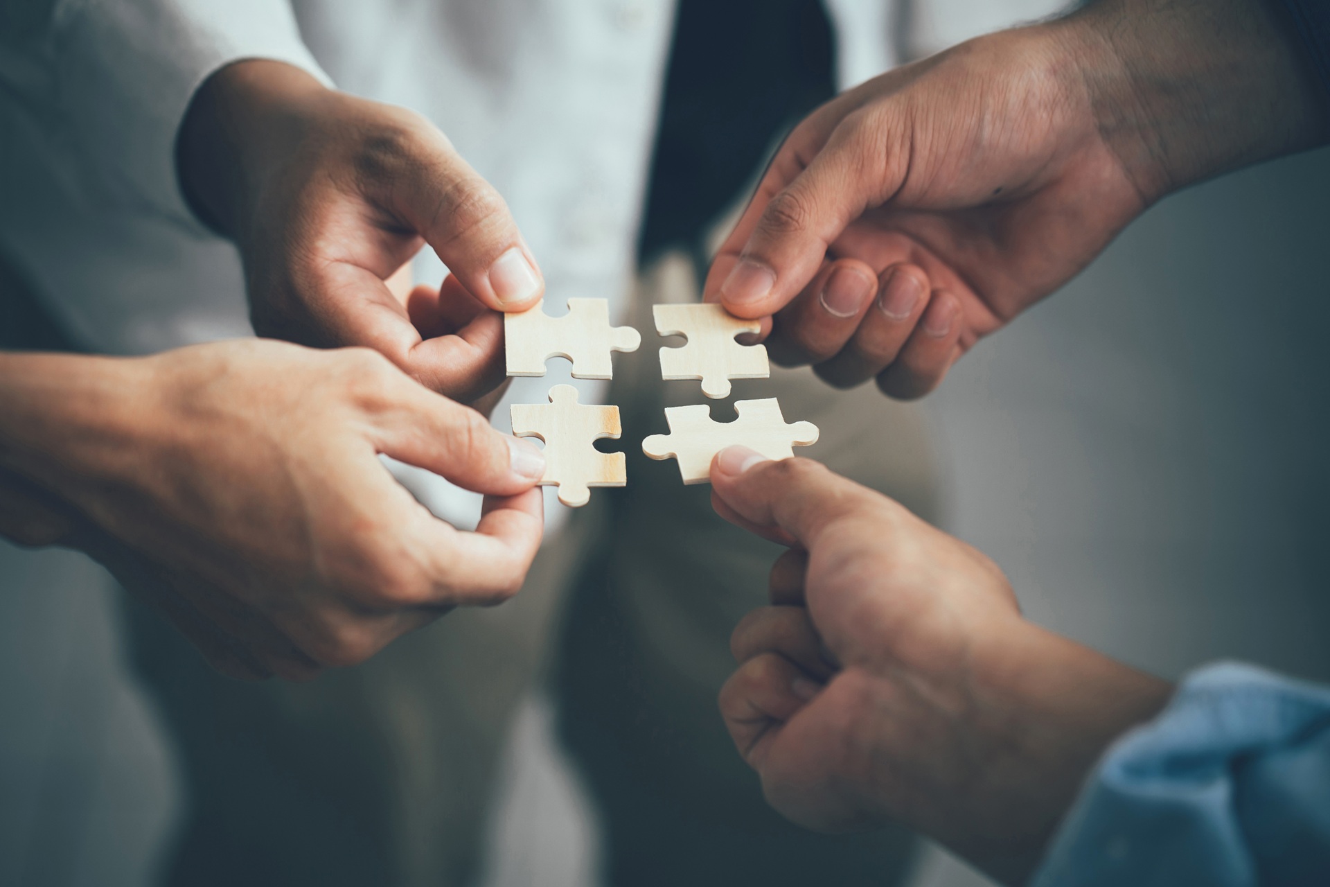 Puzzleteile stehen für Kooperation | Location für Firmenevents  